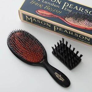 Pearson Black and Red Hair Brush Set